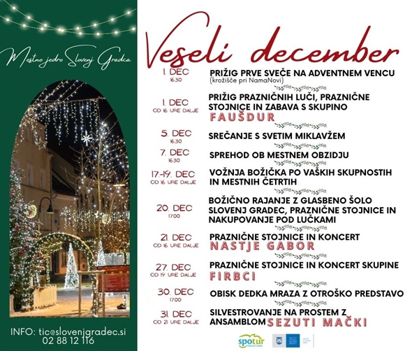 Veseli december v Slovenj Gradcu | Zgodovinska mesta